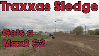 Traxxas Sledge Gets a Beatdown with the Hobbywing max8 g2 combo