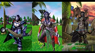 Warcraft III Reforged: Night Elf Units Comparison (2002 VS 2020)