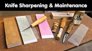 {Pt 5/5} How To Make A Turning Sloyd Knife - Nic Westermann (Knife Sharpening & Maintenance)