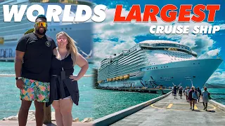 We SURVIVED 1 Week On WORLDS LARGEST Cruise Ship Wonder Of The Seas