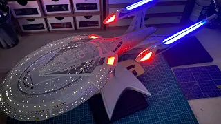 1:1400 scale USS Enterprise 1701-E from AMT