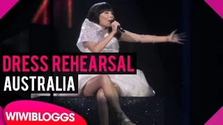 Australia: Dami Im “Sound of Silence” grand final dress rehearsal @ Eurovision 2016