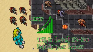 Tibia low level guide lvls 1-100 5 min max.This easy tibia gameplay helps you get level 100 fast.