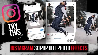 Instagram 3D Pop Out Photo Effects ( Photoshop Tutorial)