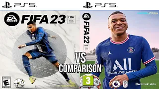 FIFA 23 Vs FIFA 22 PS5