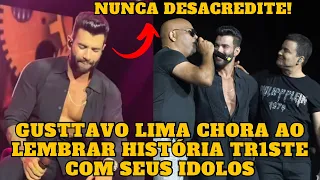 Gusttavo Lima se EMOCIONA ao contar HISTÓRIA de quando pegou CARONA de Caminhão e reencontra ÍDOLOS