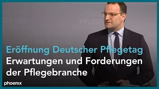 Eröffnung Deutscher Pflegetag mit Gesundheitsminister Jens Spahn und Christine Vogler