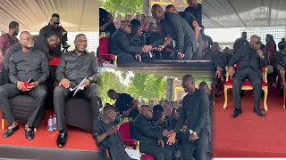 Prez Nana Addo Ignores Kennedy Agyapong And Allan Cash Together At Wofa KK’s Funeral.