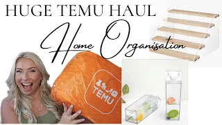 HOME ORGANISATION HAUL YOU DIDN'T KNOW YOU NEEDED - TEMU HAUL | AD