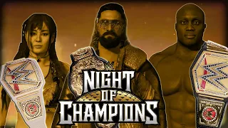 Night Of Champions - WWE 2K23 Universe Mode