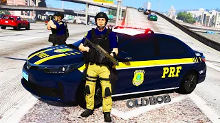 PRF EM AÇÃO | Tentou fugir da Polícia Rodoviária Federal | GTA 5 VIDA POLICIAL