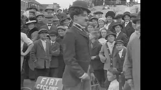 First Chaplin Tramp Movies Back-to-Back - Kid Auto Races and Mabel's Strange Predicament (1914)