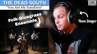 Bass Singer FIRST-TIME REACTION & ANALYSIS - The Dead South | You Are My Sunshine