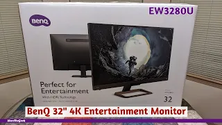 BenQ EW3280U 32" 4K Entertainment Monitor Hands On