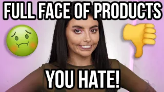 Full Face of Products YOU Hate! | steph toms