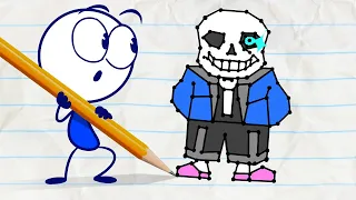 Pencilmate & Pencilmiss 💐 DOODLES, Pencilmate & Pencilmiss 💐 DOODLE COMPILATION 🐾 Cartoons 2020