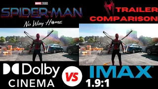 Spider Man No Way Home Trailer #1 Comparison IMAX 1.9:1 8k