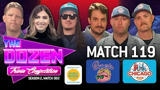 Fierce & Heated Trivia Rivalry Returns (The Dozen pres. by High Noon, Match 119)