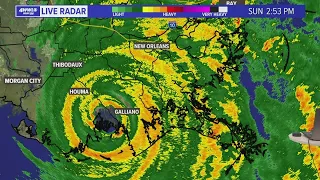 High winds and heavy rains still ahead for New Orleans this evening