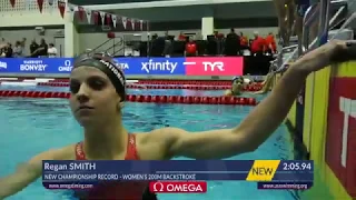 REGAN SMITH TAKES WIN IN 200 BACKSTROKE!!!