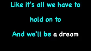 We'll be a dream - We The Kings ft Demi Lovato (karaoke+lyrics)