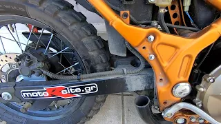 How to change exhaust on Kawasaki Kle 500/Άλλαγη εξάτμισης σε Kawasaki Kle 500. HUZAR PIPE. ENG SUBS