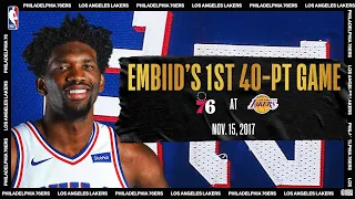 Embiid’s 1st 40-PT Game | #NBATogetherLive Classic Game