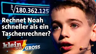 Löst Noah (9) mehr Wurzelaufgaben mit dem Kopf als Christian Rach mit dem Taschenrechner?