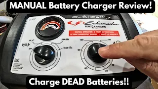 MANUAL Battery Chargers Still Exist! Schumacher SC1437