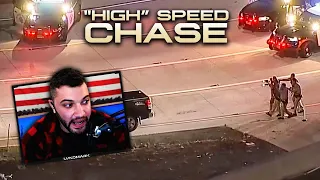 This Police Car Chase In California was.....