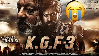 Rocky Bhai Is No More 😢😭😭| KGF Chapter 3 | #kfg2 #kgf3officialtrailer