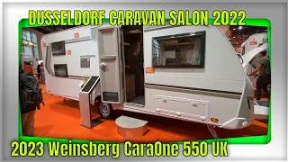 2023 Weinsberg CaraOne 550 UK  Walkaround And Interior Dusseldorf Caravan Salon 2023