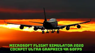 MICROSOFT FLIGHT SIMULATOR 2020 COCKPIT ULTRA GRAPHICS 4K 60FPS in 2020