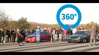 K Turbo CIvic Hatch vs Supercharged K series Hatch  (360 View)