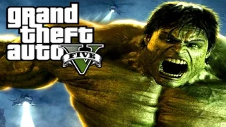 GTA 5 Mods - INCREDIBLE HULK MOD! (GTA 5 Mod Gameplay)