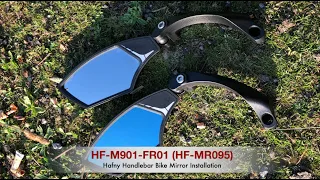 Hafny Handlebar Mirror Installation HF-M900S/B-FR01 (HF-MR095S/B) FR01