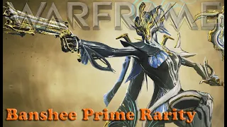 Warframe - Changes to Banshee Prime Rarity