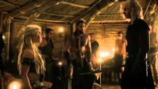 Khal Drogo Killing Viserys - A Crown For A King - Game of Thrones 1x06 (HD)