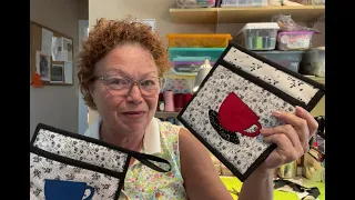 POTHOLDERS. Quick and Easy Binding!