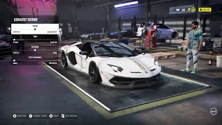 NFS Heat: Lamborghini Aventador SVJ Roadster Customization