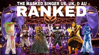 The Masked Singer US, UK, and AU Contestants Ranked! (2000 Subscriber Special!)