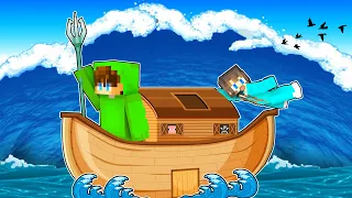 MEGA TSUNAMI VS OLIP`S ARK! | Minecraft