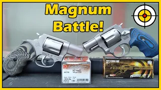 Double Magnum! .357 Mag vs .327 Mag Ballistic Gel Test With The Taurus 605 and 327!