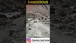 Dangerous Drive at Chota Dara in Spiti Valley #spiti #shorts