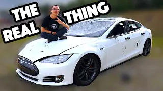 Bored Smashing - ACTUAL TESLA MODEL S