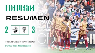 Resumen J.28: CD Castellón 2 - Córdoba CF 3