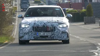 2023 MERCEDES-AMG C43 SPIED TESTING AT THE NÜRBURGRING