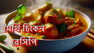 মেথি চিকেন রেসেপি //Fenugreek chicken recipe in Bangla