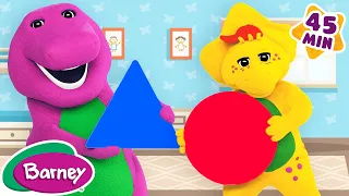 Let's Learn Shapes | Shapes and Patterns for Kids | Full Episode | Barney the Dinosaur