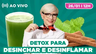 Detox para desinchar e desinflamar em pleno verão